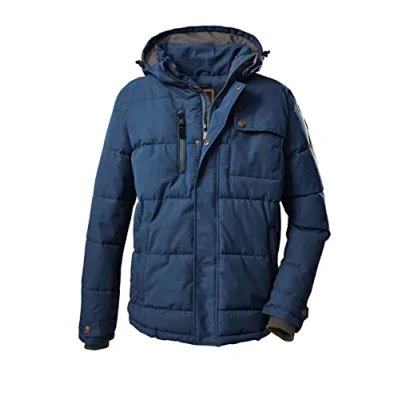 Immagine di G.I.G.A. DX Uomo Giacca funzionale casual in look piumino con cappuccio staccabile zip GW 64 MN QLTD JCKT, celeste, L, 38527 000