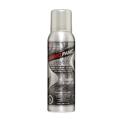 Immagine di Manic Panic Amplified spray on Silver Stiletto 125ml colore temporaneo