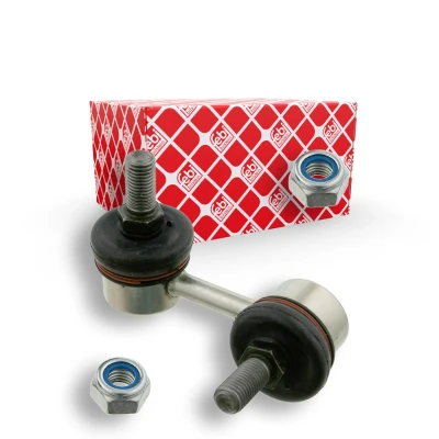 Immagine di febi BILSTEIN 24925 Bielletta barra stabilizzatrice Assale anteriore Sx 61 M10 x 1,25 Plus con dado autobloccante Acciaio HYUNDAI: Matrix