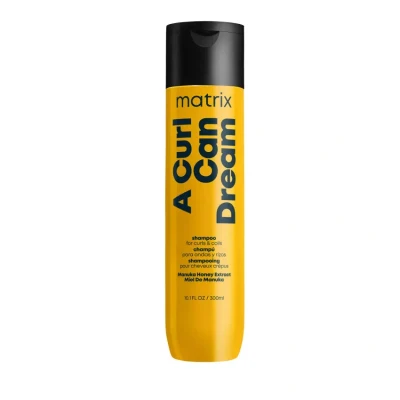 Immagine di Matrix Shampoo, Con Miele di Manuka per Capelli Ricci e/o Mossi, Deterge e Protegge la Forma del Riccio, A Curl Can Dream, 300 ml