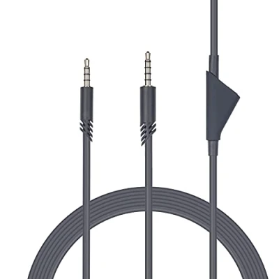 Immagine di Yaowanguan Cavo di ricambio per mute in linea cuffie da gioco ASTRO A10/A40/A30/A50/A40TR (2m/6,6piedi,nero)