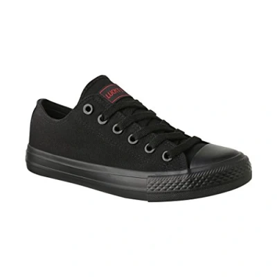 Immagine di Lucky Z Sneaker Unisex Tessile Scarpe da Ginnastica Low Top Chunkyrayan Tutto Nero 089 A AllBlack 38P