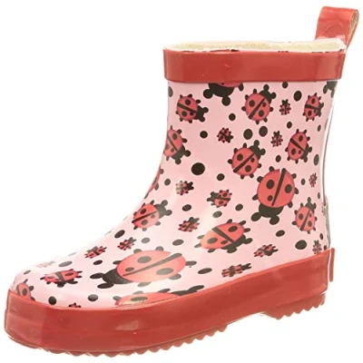 Immagine di Playshoes Stivali In Gomma A Semialbero, Semialbero Unisex Bambini e ragazzi, Coccinella, 19 EU