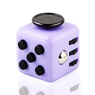 Immagine di Steemjoey Viola Anti Stress Fidget Toy Cube Giocattolo per Le Dita Ansia Relief Giocattoli con 6 Diverse funzioni Passare Il Tempo Ufficio in Aula Regalo Adulti e Bambini