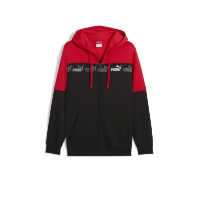 Immagine di Puma Around THE Block Felpa con zip, Uomo, Taglia: Small, For all time red