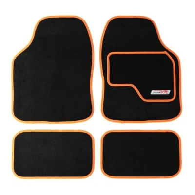 Immagine di Sakura SS5307 Set di tappetini universali per Auto, Arancione