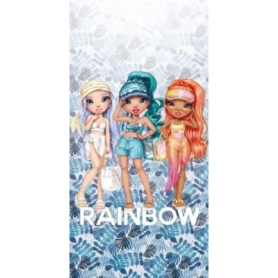 Immagine di Rainbow High Telo Mare Spiaggia Bagno Beach Towel 100% Cotone Dimensioni 70x140cm