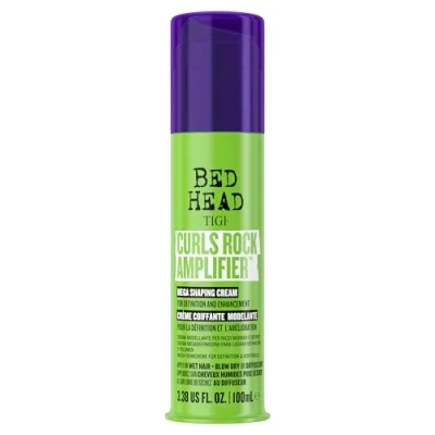 Immagine di Bed Head by TIGI Curls Rock Amplifier Crema modellante e definente per ricci con protezione anti crespo onde splendidamente migliorati, 100 ml
