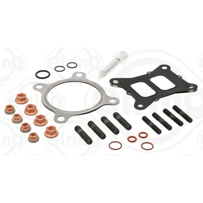 Immagine di ELRING 878.330 Kit montaggio, Compressore con guarnizioni istruzioni bulloni/viti AUDI: A6 C8 Sedan, A4 B8 Avant, C7 Avant