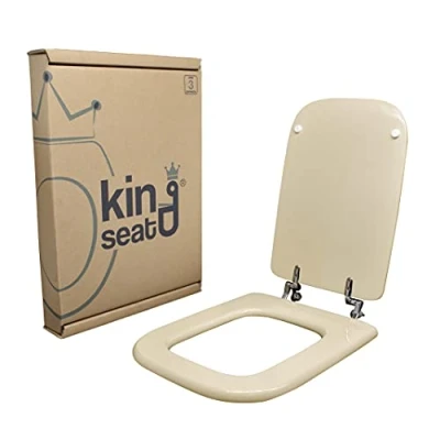 Immagine di King Seat Copriwater dedicato, Serie conca Ideal standard, Realizzato in mdf certificato, Colore Champagne