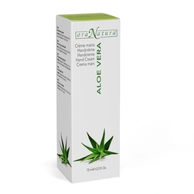 Immagine di Ora Natura Crema Maniall&#039;Aloe Vera. Idratazione intensa a mani screpolate, contrasta la formazione di macchie scure e piccole rughe. 75 ml