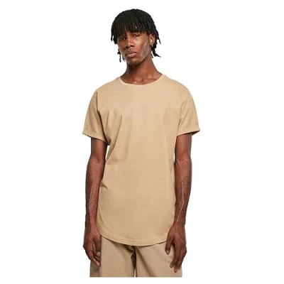 Immagine di Urban Classics LONG Shaped Turnup Tshirt basic, Uomo, Taglia: Large, Unionbeige