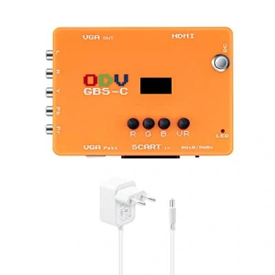 Immagine di Mcbazel ODV GBS C YPbPr Componente/VGA/RGBS Scart a VGA/HDMI Scan Convertitore per Retro Gaming Console Supporta l&#039;uscita HDMI 720p/960p/1080p