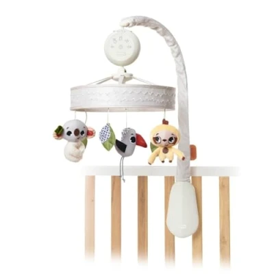 Immagine di Tiny Love boho chic giostrina culla neonato, musicale lettino con 17 melodie, suoni della natura e rumore bianco, timer spegnimento automatico, luce led, collezione