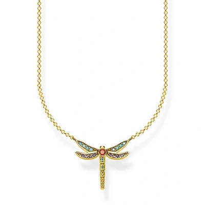 Immagine di Thomas Sabo Collana da Donna in Argento Sterling 925, motivo: aereo, Lunghezza 38 45 cm