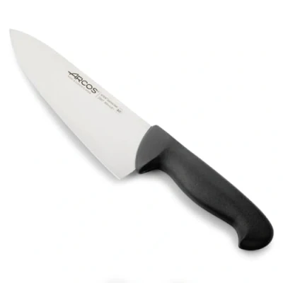 Immagine di Arcos Serie 2900 Coltello da Chef Cucina Lama Acciaio Inossidabile Nitrum 200 mm Manico Polipropilene Colore Nero