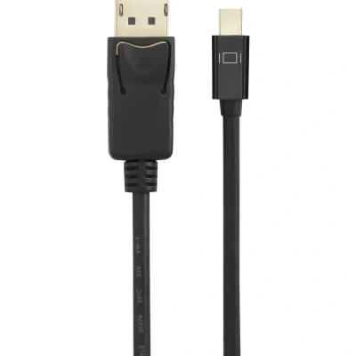Immagine di Renkforce Mini DisplayPort/DisplayPort Cavo Adattatore Spina DisplayPort, DisplayPort 3.00 m Nero RF 4538