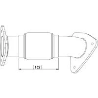 Immagine di DINEX 29299 Tubo gas scarico 380 160 Euro 5 150