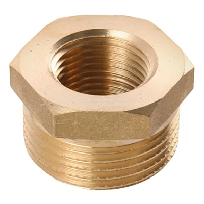 Immagine di Sanitop Wingenroth Riduttore con tipo 1 &#039;&#039; AG x 3/4 IG raccordo filettatura esterna e interna diametro ridotto filettato per l&#039;installazione fine multiangolo ottone