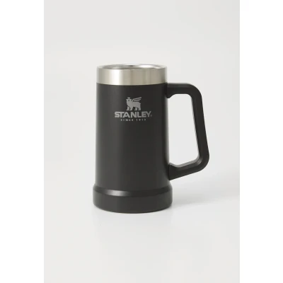 Immagine di Stanley Adventure Vacuum Stein 0.7L Matte Black Mantiene la Birra Fresca per 7 Ore Bricco di con manico in Acciaio Inossidabile Lavabile Lavastoviglie