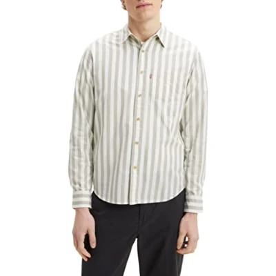 Immagine di Levi&#039;s Sunset 1 pocket Standard, Camicia con colletto button down Uomo, Sugar Swizzle, S