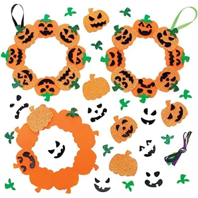 Immagine di Baker Ross FX251 Ghirlande di Zucche Assortite Set 3, Attività Manuali per Bambini