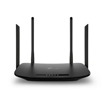 Immagine di TP Link Archer VR400 Modem Router Wi Fi Dual Band AC1200Mbps, VDSL2 Profilo 17a, VDSL/FTTC/FTTS/ADSL, 4 Porte Gigabit, 1 USB, RJ11, Tecnologia OneMesh, MU MIMO, Beamforming, QoS, Non adatto per VoIP