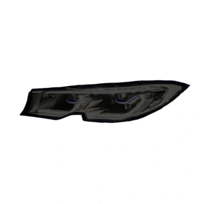 Immagine di WRHOME Pellicola Protettiva per Fari Auto BMW 3 Series G20 G21 2019 2020,Auto Faro Tinta fumé Nero Protezione Trasparente TPU Adesivo,Blackened