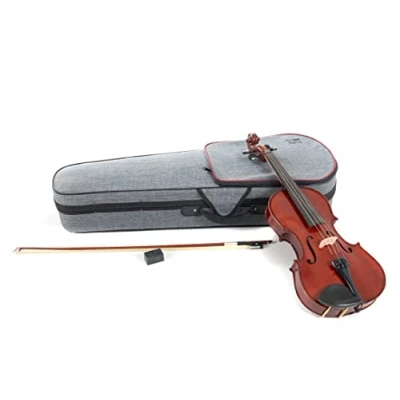 Immagine di GEWApure Viola Set EW in Ebano 33,0 cm Pronto per Giocare con Mentoniera, Cordiera Tiracantini, Archetto, Colofonia, Astuccio Tracolla