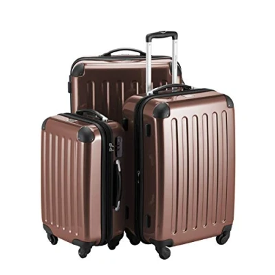 Immagine di HAUPTSTADTKOFFER Alex Set di 3 valigie (S, M &amp; L), 235 litri, Colore Marrone