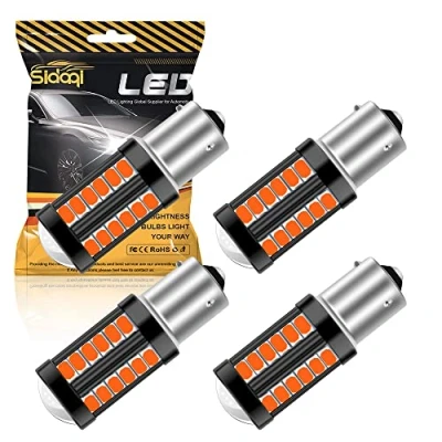 Immagine di Sidaqi 1156 BAU15S PY21W Lampadina a LED 5630 33 SMD Rosso 900LM sostituire per Luce di retromarcia freno posizione antinebbia posteriore Fanale parcheggio RV 12 30 V 3,6 W (4 pezzi)