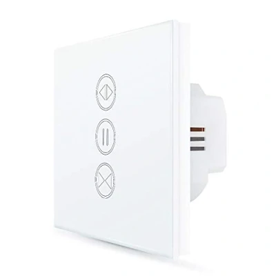 Immagine di LoraTap interruttore tapparella collegato, apertura regolabile, persiane tenda WiFi, compatibile con Alexa Google Home per controllo vocale, timer intelligente motore a parete