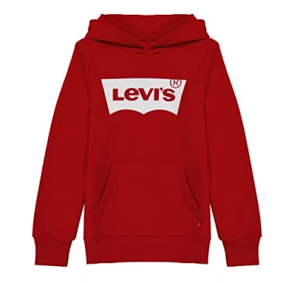Immagine di Levi&#039;s Lvb Batwing Screenprint Hoodie, Felpa con Cappuccio Bambini e ragazzi, Rosso (Levis Red/ White), 14 anni