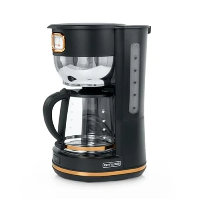 Immagine di Muse MS 220 BC Macchina per il caffè Nero Capacità tazze=10 Caraffa in vetro, Funzione mantenimento calore