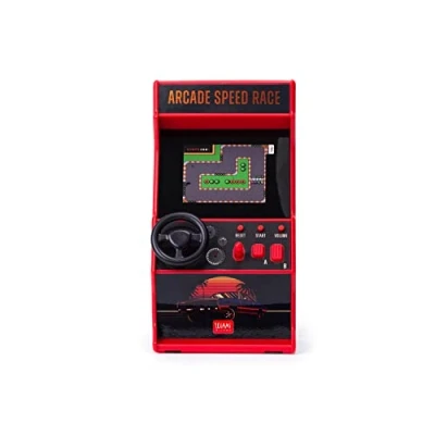 Immagine di Legami Mini Videogioco Arcade Speed Race, Include 30 Giochi, Lingua Inglese, con Luci e Suoni, 3 Batterie AA Non Incluse, 8,5X26 cm, Schermo 2,4&quot;, RAC0001