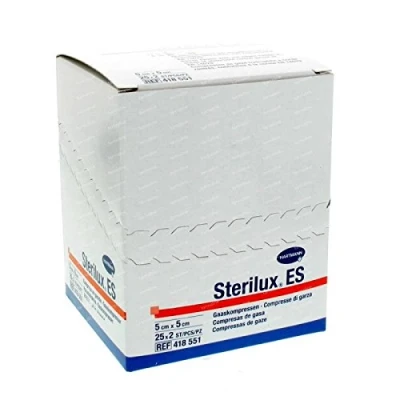 Immagine di Paul Hartmann Sterilux Set di 2 x 25 cm, in cotone sterile