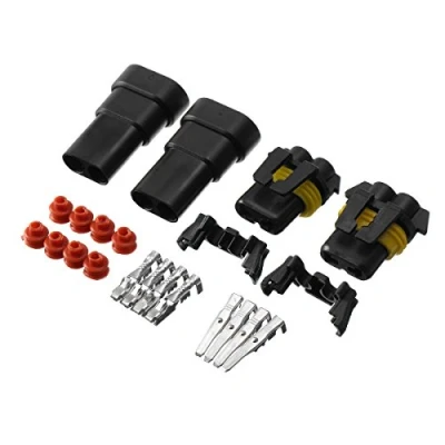 Immagine di MASUNN 2Pcs 9005 9006 Hb4 Hb3 Femmina Lampadina Terminali Connettori Maschio Hid Xenon Socket Plug Set