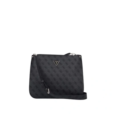 Immagine di Guess Meridian Borsa a tracolla, Donna, Taglia: One Size, Coal logo