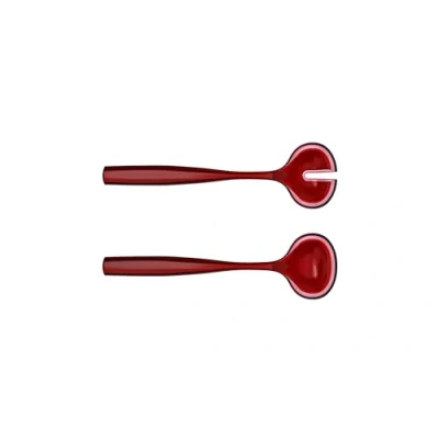 Immagine di Guzzini DOLCEVITA, Posate Insalata, Realizzate in Plastica a Base Biologica e 100% Riciclabile Rosso Trasparente, 28 cm 29730165