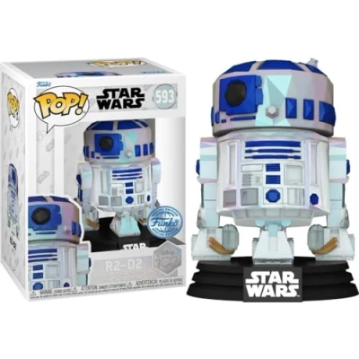 Immagine di Funko POP! R2 D2 Facet #593 Exclusive Clear Ship Protector and Box Include