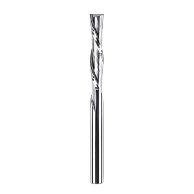 Immagine di SpeTool Frese a spirale con DownCut 4mm Diametro di taglio Gambo 22mm Lunghezza Fresa in metallo duro CNC per incisione su legno