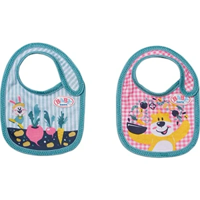 Immagine di BABY born 830840 Bib 43cm Set of 1 for Toddlers 3 Years &amp; Up Easy Small Hands Assorted Designs