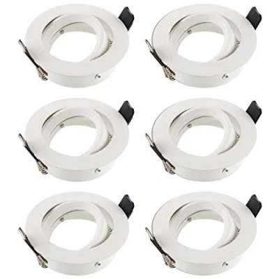 Immagine di SEBSON 6x Faretto ad incasso, Tipo 5, orientabile, bianco, LED / Alogena, incl. attacco GU10