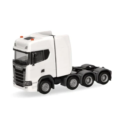 Immagine di herpa modello di camion Scania CS20 Hochdach Schwerlastzugmaschine 4achs (8x4), in scala 1:87, pezzo da collezione, tedesco, statuetta plastica