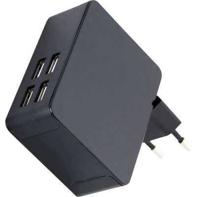 Immagine di HN Power HNP36 4USB Caricatore USB 36 W Presa di Corrente uscita max. 7200 mA Num. uscite: 4 x A 2.0