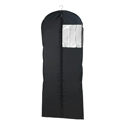 Immagine di Wenko Custodia Abiti Deep Black 150 x 60 cm Sacco per Indumenti Nero