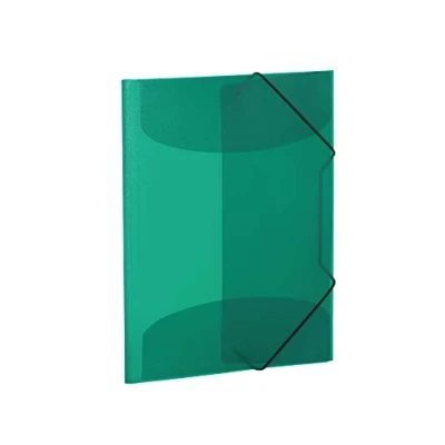 Immagine di HERMA 19500 Cartellina con elastici di gomma, plastica, 1 pezzi, trasparente DIN A3 verde scuro