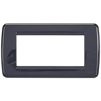 Immagine di Vimar Placca Rond 4 m, Grigio Grafite