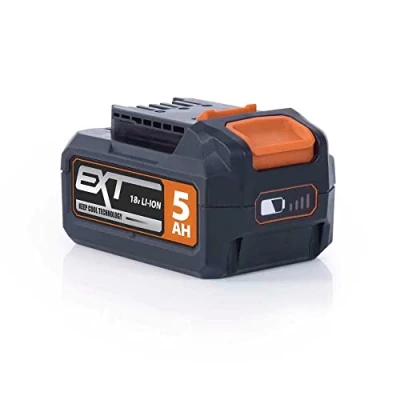 Immagine di Evolution Power Tools R18BAT Li5 5Ah Batteria Li Ion compatibile con Erbauer ed per utensili, carica rapida, caricabatterie non incluso, 18V