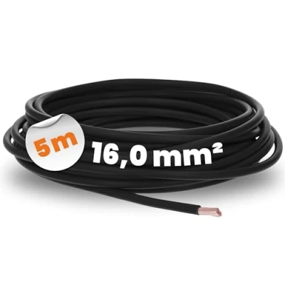 Immagine di 5 metro Lapp 4520016 H07V K 16,0 mm², cavo di cablaggio flessibile, singolo in PVC, 16 mm2,